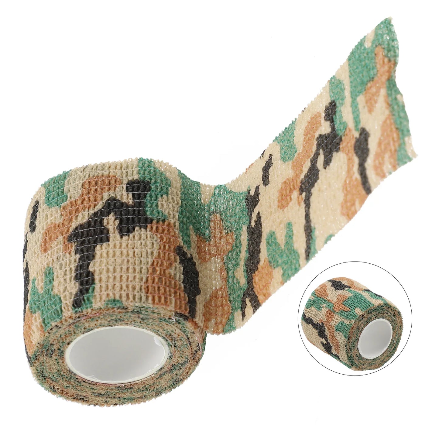 Camouflage Invisible Tape — Reusable Self-Cling Camo Wrap for Hunting Rifle & Outdoor Camping