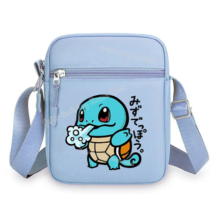 Pokemon Pikachu Cartoon Shoulder Bag – Large Crossbody Messenger Bag for Boys & Girls School Handbag