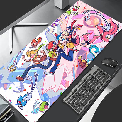 XXL Anime Gaming Mouse Pad – Extended 900x400 Keyboard Rug for PC, Laptop, Pokémon Desk Mat, Best Gift Idea