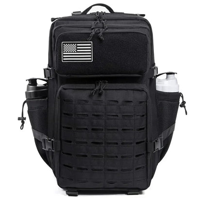 25L/45L Tactical Backpack for Men & Women – Outdoor Hiking Molle Daypack, School & Gym Rucksack with Dual Cup Holders