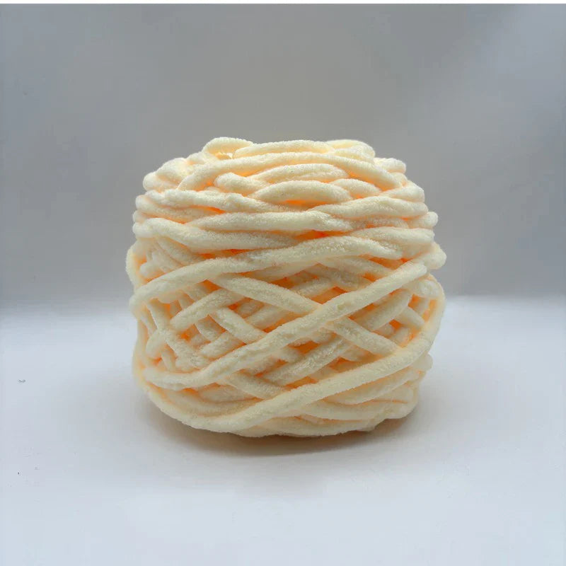 3PCS 300g Soft Chenille Knitting Yarn – Thick Ice Strip Cotton Wool Yarn for DIY Handmade Blankets, Scarves & Craft Projects