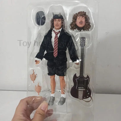 NECA Highway to Hell Angus Young & Bon Scott Action Figure – 18cm Collectible Toy Gift