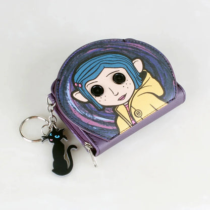 Caroline Sweet Cartoon Coin Purse — Cute Mini Wallet and Portable Card Holder for Daily Use