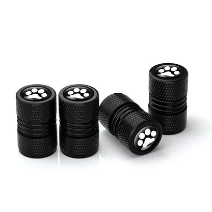 4 Pcs Crown Dice Car Wheel Tire Valve Caps - Universal Tyre Rim Stem Covers | Air Dust & Waterproof | Bling Accessories for Car & Motorcycle