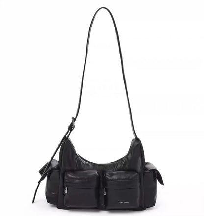 SAMO ONDOH Korean Medium Motorbike Crossbody Bag – Same Style as Song Yuqi