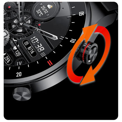 2024 GPS ECG+PPG Smartwatch for Men — Bluetooth Call Sports Bracelet with NFC, Waterproof, Custom Watch Face for iOS & Android