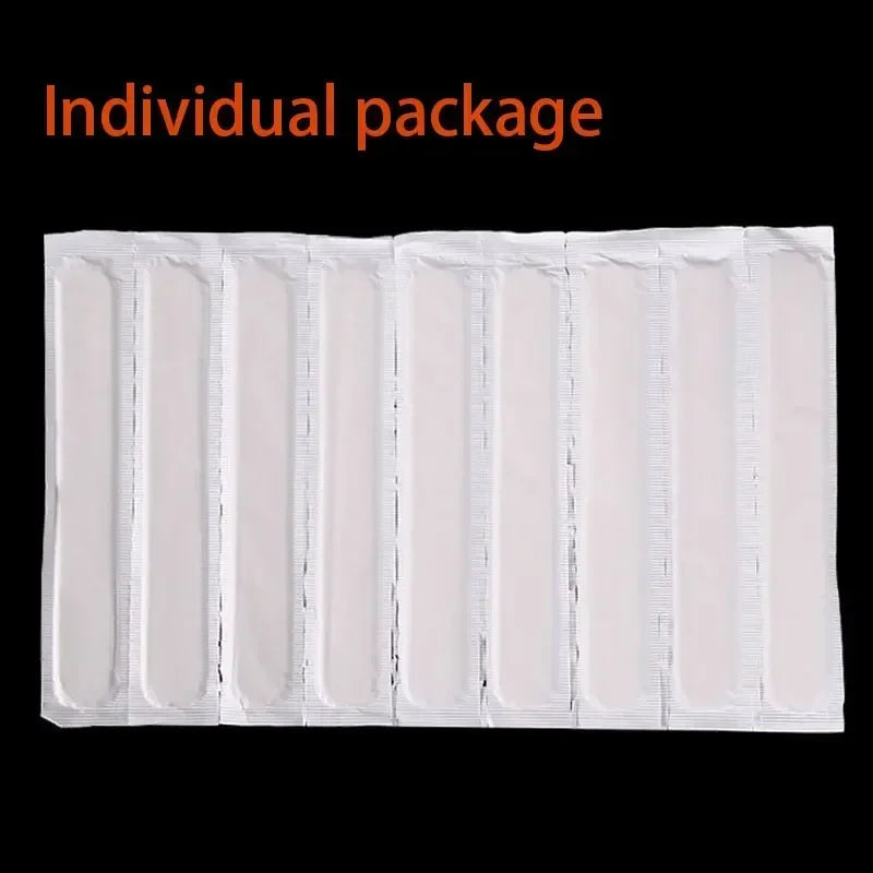 Tattoo & Waxing Wooden Sticks - Disposable Tongue Depressors, Sterilized Beauty Tools, 10/30/50/100/200PCS