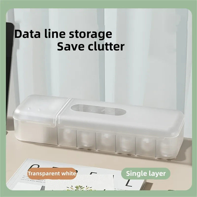 Nordic Cable Management Box – Plug Board Storage Case and Wire Organizer for Router, Socket, and Desktop Accessories