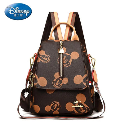 Disney 2025 New Fashion Mickey Ladies Backpack - High-Quality, Large Capacity Multifunctional Storage Bag