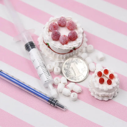 6PCS Mini Cake & Dessert Nozzles Set – Press Tools for Clay, Milk Cream, and Food Decoration