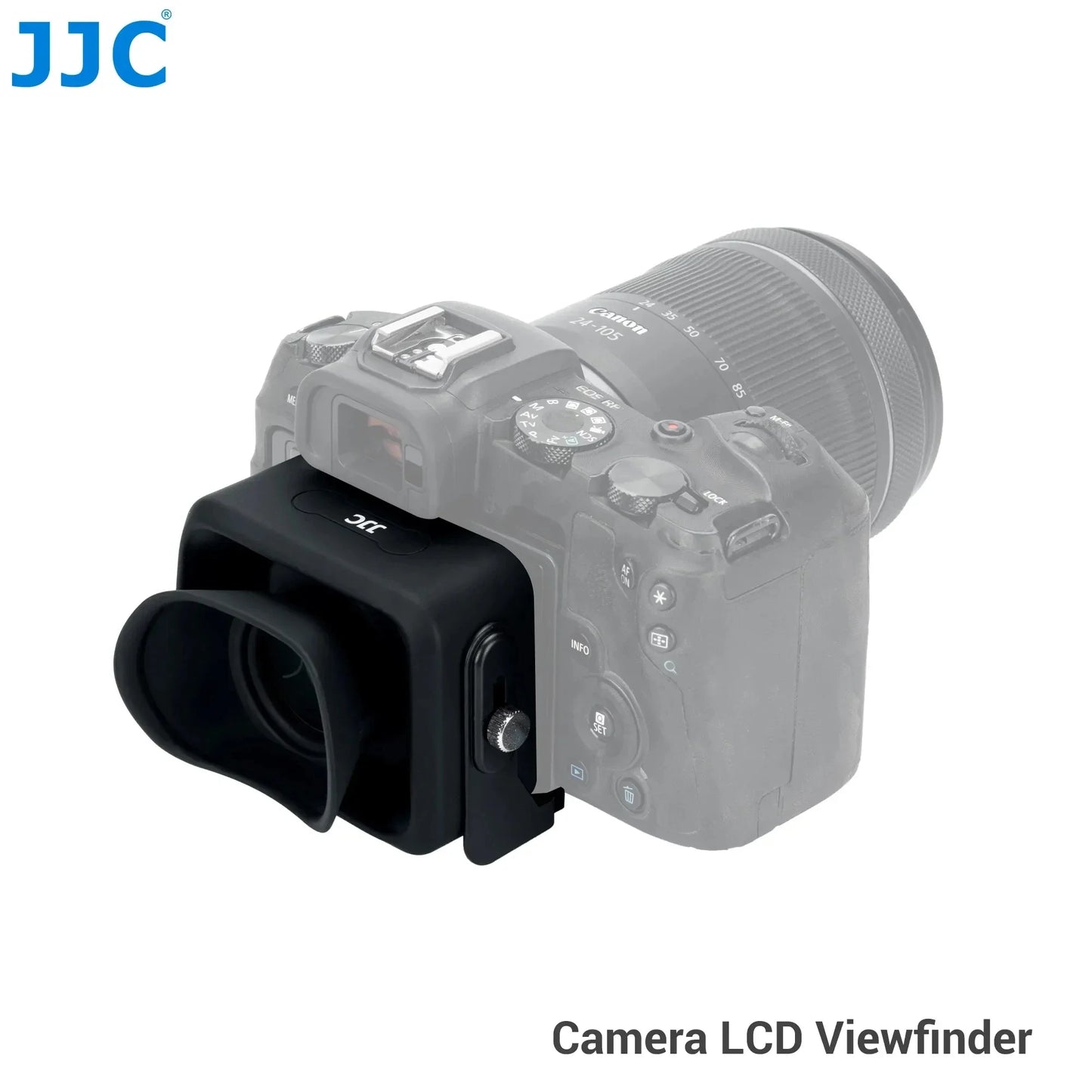 JJC 3X LCD Viewfinder Extender – Collapsible Eyecup for 3.0" Screen, Compatible with Nikon Z30, Sony ZV-1, RX100 & Canon G7X