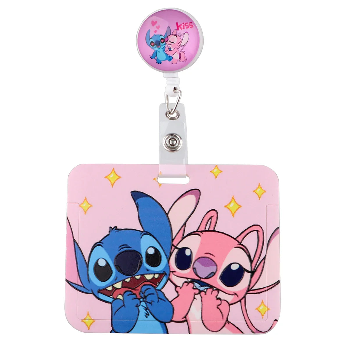 Cute Alien & Angel Cartoon Credential Holder Lanyard for Key, Card Badge & Gym Accessories
