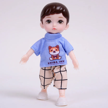 One Piece 6-Inch Baby Dolls – Boy Model with 13 Movable Joints & Painted Eyes, Birthday Gift Toy for Children Girls