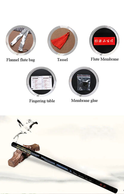 Anime Mo Dao Zu Shi Cosplay Accessories – Wei Wuxian Flute Chinese Dizi Transversal Flauta Traditional Musical Instrument