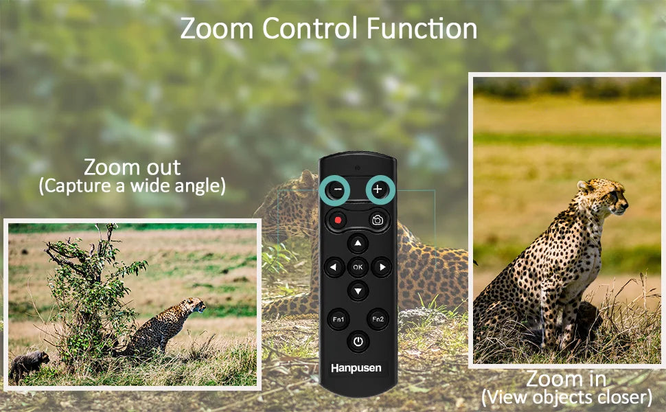 HANPUSEN Bluetooth Wireless Camera Remote for Nikon – Compatible with Zfc, Z30, Z5, Z7II, Z6II, Z50, COOLPIX P1000/P950, A1000, B600, Replacement for ML-L7