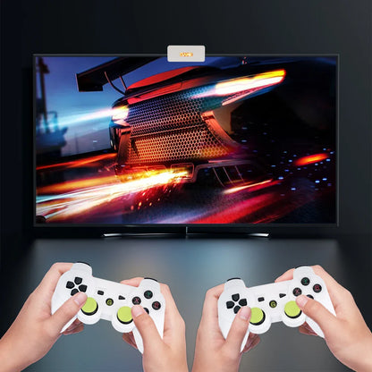Ampown Y7 256GB Video Game Console with Linux OS, 12,000 Built-in Games, Wireless Rechargeable Controller, Low Latency Gaming Player Gift