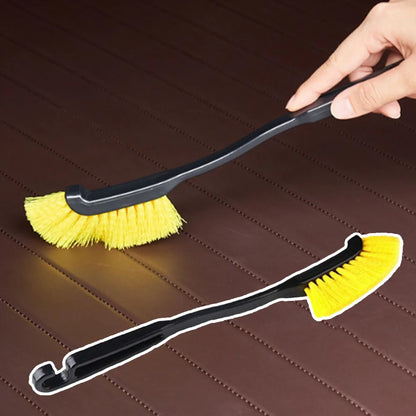 Car Wheel & Tire Rim Brush — Curved, Flexible Deep Cleaning Tool for Truck and Car Wheel Hubs