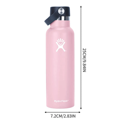 21oz Stainless Steel Straw Cup – Vacuum Insulated Water Bottle for Daily Use, Sports & Car