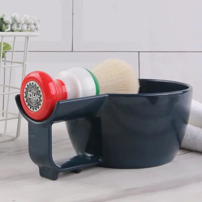 Yaqi High-Quality Dark Blue Plastic Shaving Bowl – For Men’s Shaving Brush