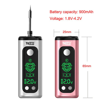 Yocan Kodo Plus Zodiac Edition Electronic Soldering Iron Pen — 900mAh Battery, LED Display, 1.8V-4.2V Voltage Repair Tool