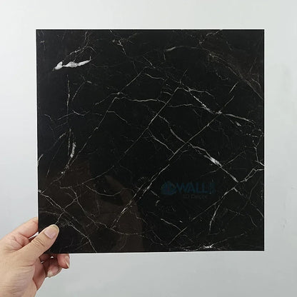 Marble Floor Tile Stickers - Waterproof Self-Adhesive PVC Home Decor