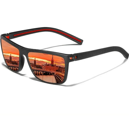 Square Polarized Sunglasses – Lightweight UV Protection Sun Glasses for Men & Women