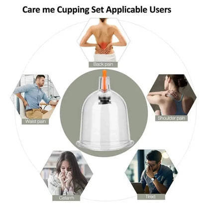32PCS Professional Vacuum Cupping Set — Body Massager with Suction Cups for Relaxation, Detox & Anti-Cellulite Therapy