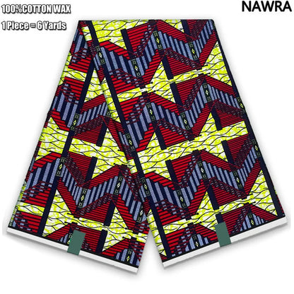 2026 African Real Wax Print Fabric - 100% Cotton Ghana Style Soft Ankara Pagne