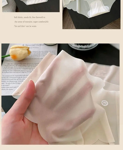 6-Pack Women’s Seamless Ice Silk Underwear – 3D Shaping Peach Butt Invisible No-Show Panties for Yoga & Daily Wear