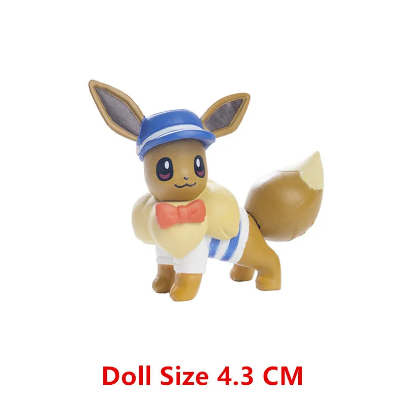 Pokemon Anime Figures – Pikachu, Eevee, Gengar & More Cartoon Action Model Toys for Kids, Bulk Purchase