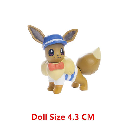 Pokemon Anime Figures – Pikachu, Eevee, Gengar & More Cartoon Action Model Toys for Kids, Bulk Purchase