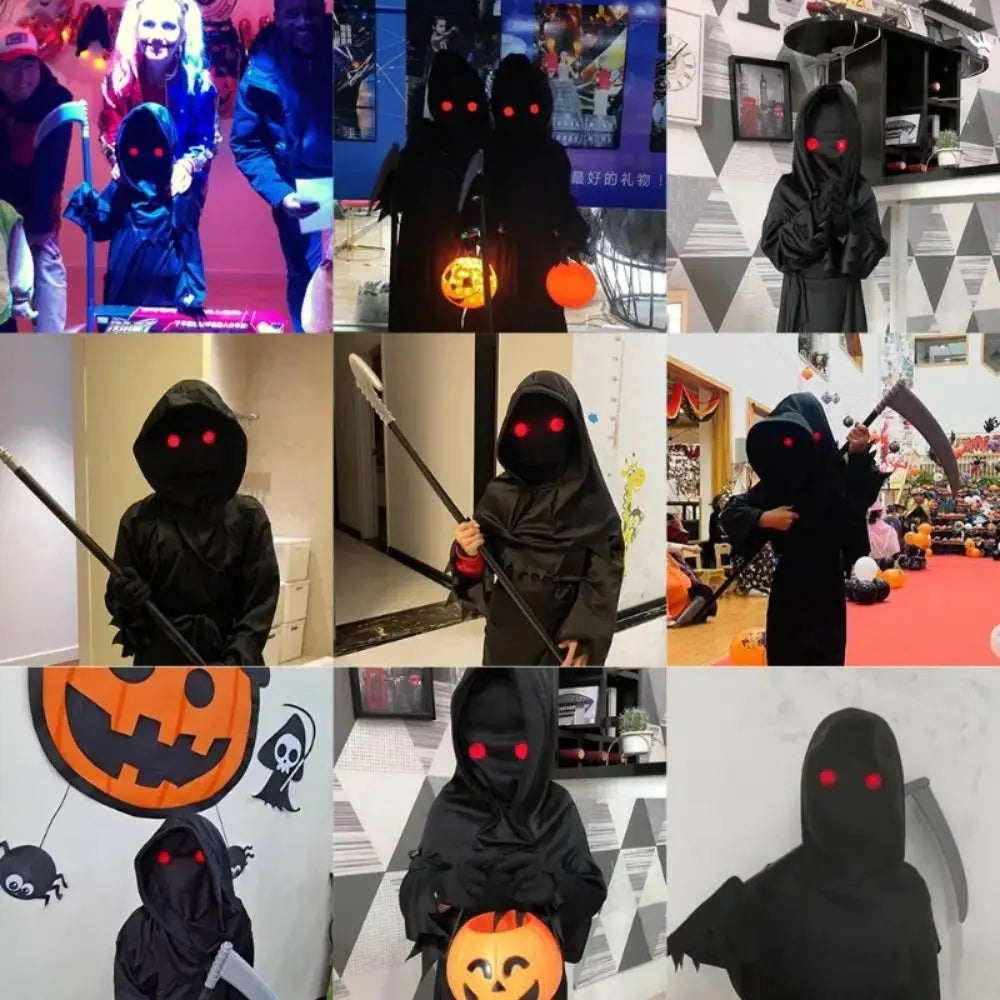 Halloween Red Eye Glasses Props – Funny Scary Glow-in-the-Dark Horror Party Cosplay Accessories