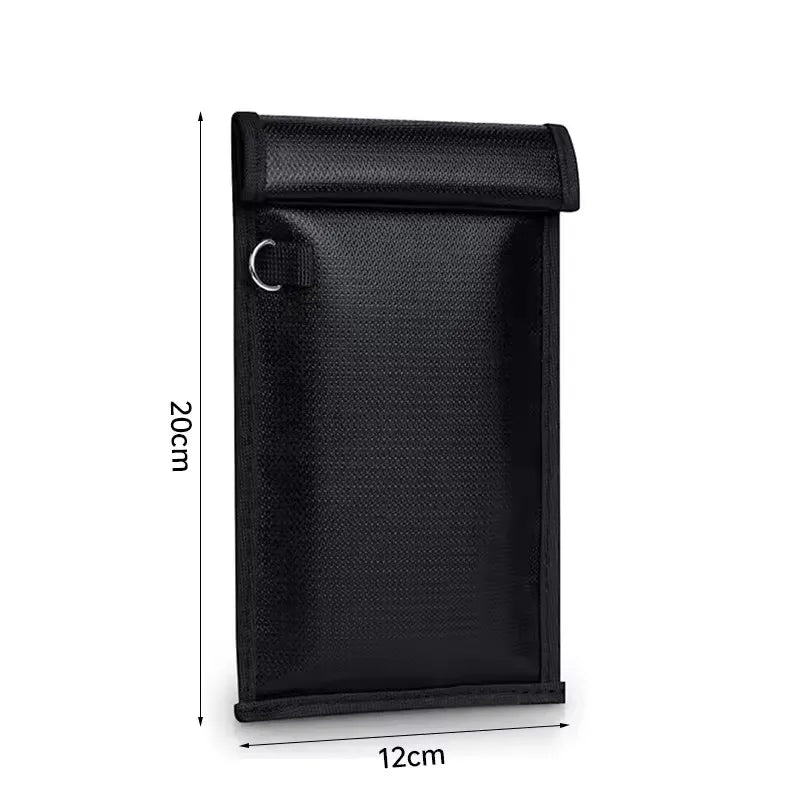 Waterproof Fireproof Car Key Signal Shielding Bag – RFID Blocking Faraday Pouch and Mobile Phone RF Signal Blocker Case