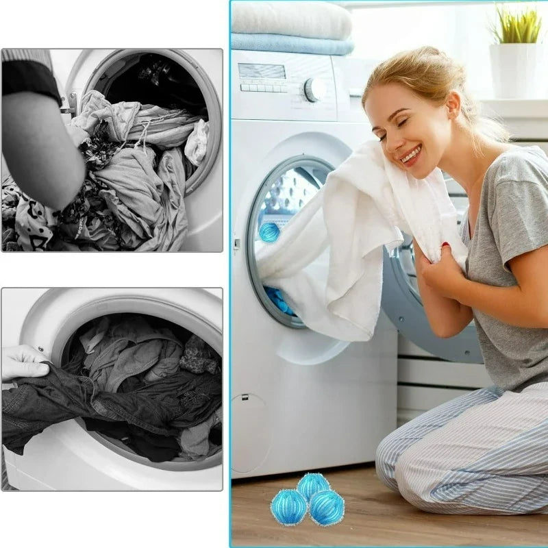 Reusable Pet Hair Filter Balls - Washing Machine Lint Remover Floating Balls for Dog & Cat Hair Catcher