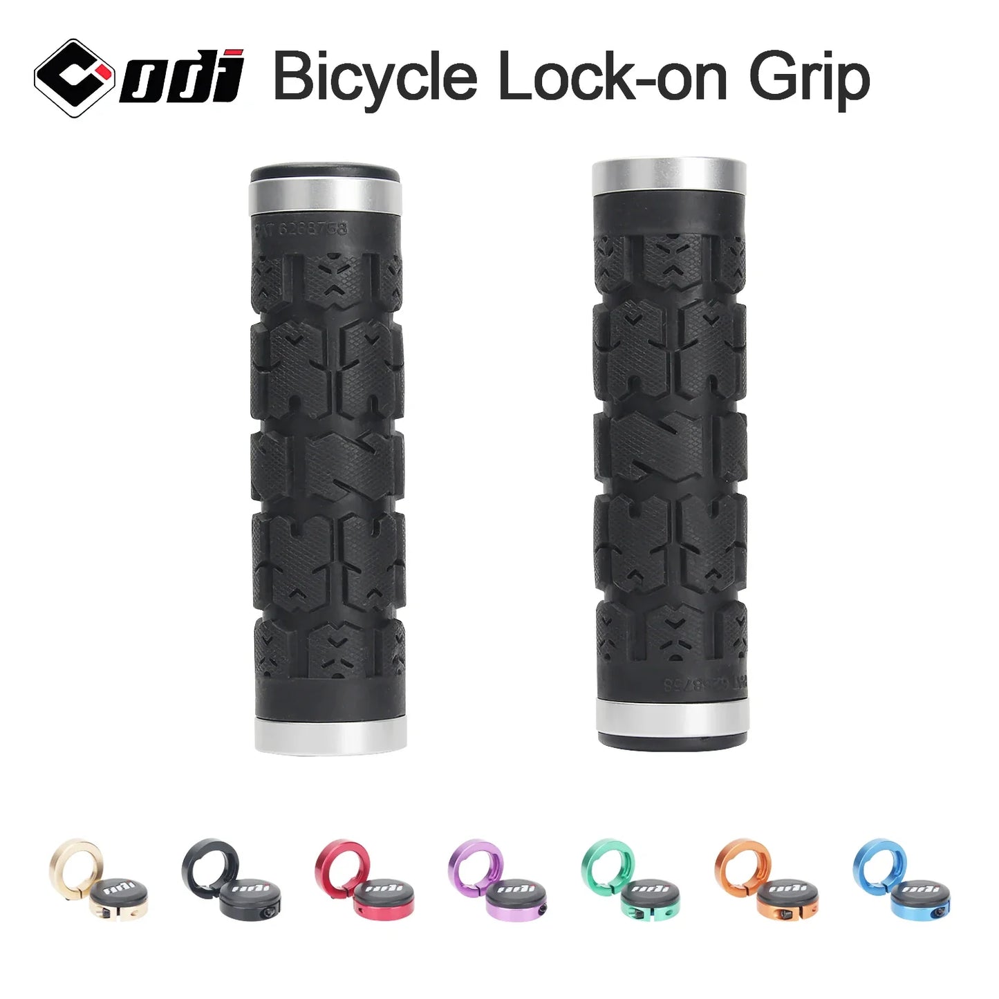 ODI RG01 Bicycle Handlebar Grips – Anti-Slip Lock-On Shock Absorbing MTB & Road Bike Grips