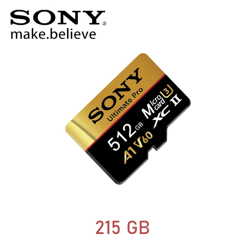 SONY High-Speed TF/SD Memory Card — 2TB/1TB/512GB/256GB Large Capacity for Phone, Camera & Dash Cam