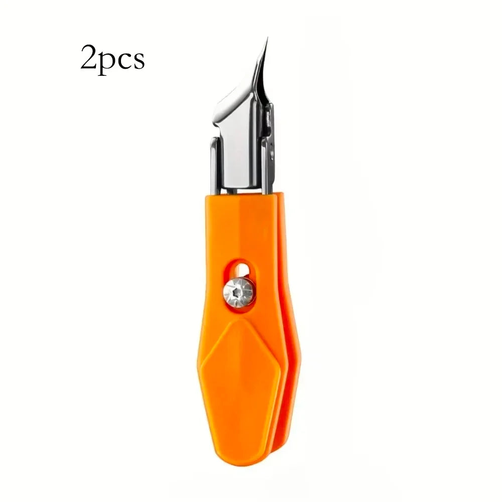 25° Slant Edge Nail Clipper - Stainless Steel Professional Ingrown Toenail Trimmer with Wide Opening Eagle Beak Design