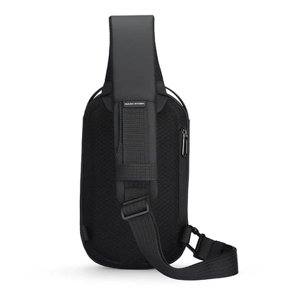 MarkRyden Ratio Arc Mini — Hard-Shell Waterproof Daily Crossbody Bag with USB Charging Port