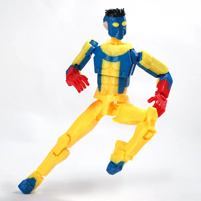 3D Printed Invincible 2.0 Superhero Action Figure – Multi-Jointed Anime Model, Shapeshift Toy & Gift Ornament