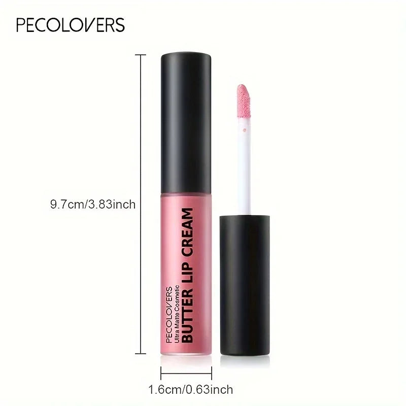 Butter Silky Hydrating Lip Gloss – Long-Lasting Liquid Lipstick in Pink & Red Tones