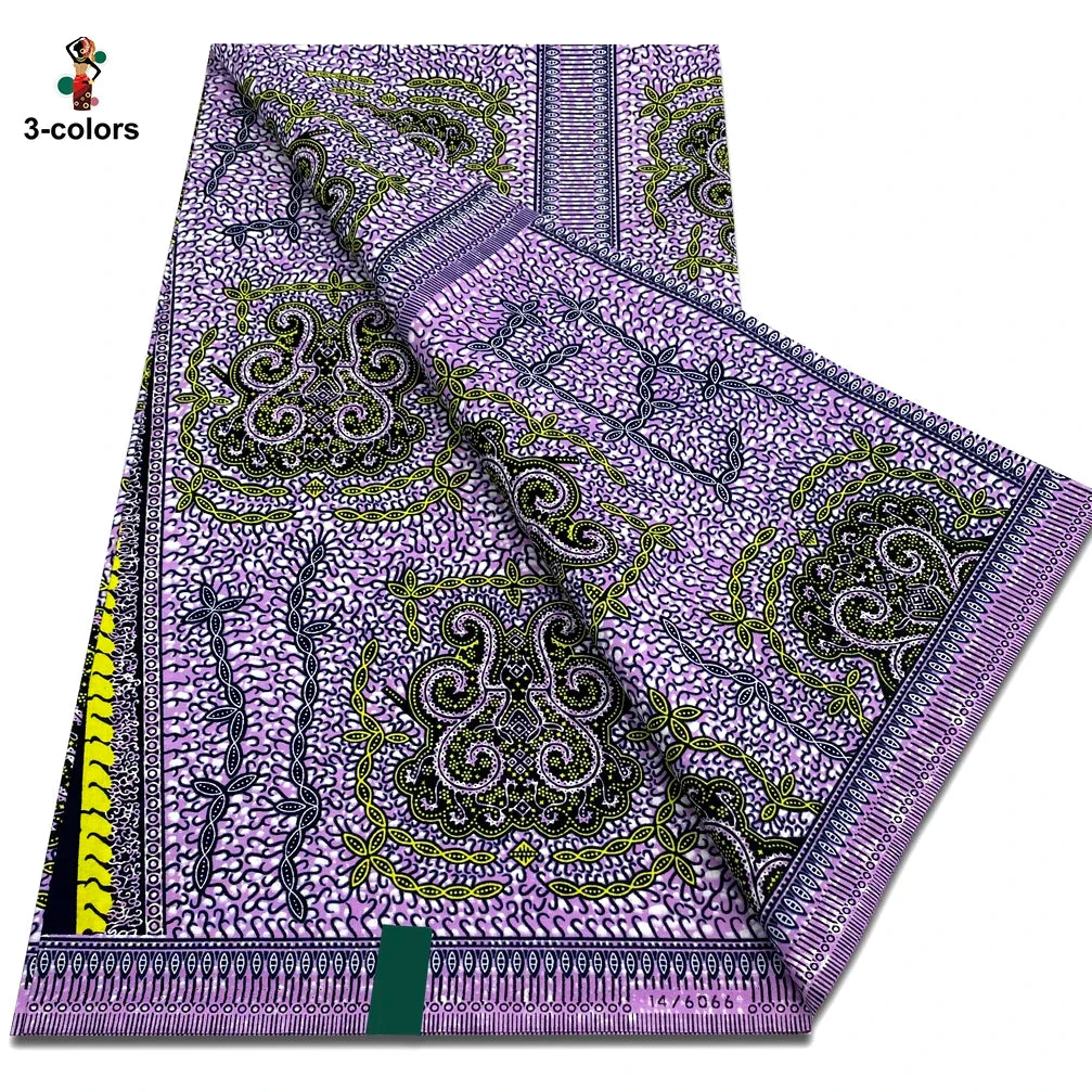 2026 African Ankara Wax Print Fabric - 100% Cotton Soft Dutch Hollandais Pagne for Dresses