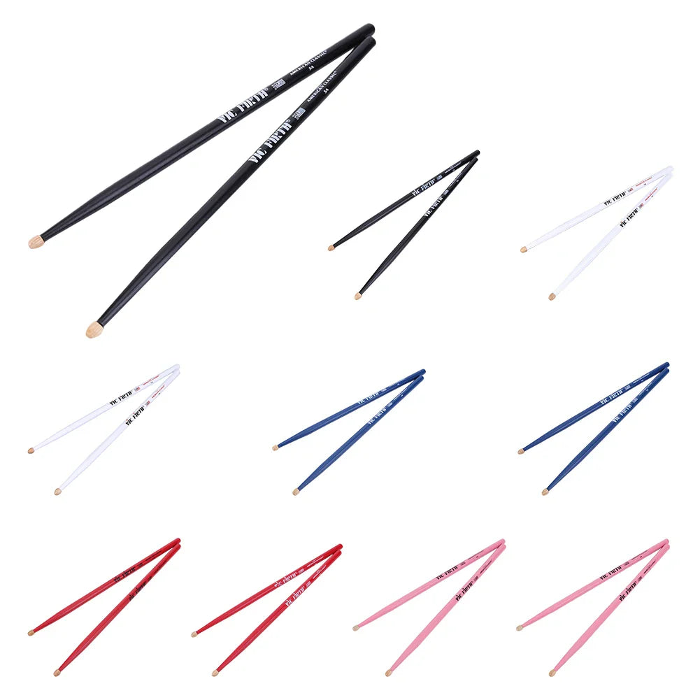 5A Maple Drumsticks – Classic Professional Colorful Drumsticks for Percussion, Instrument Accessories for Drum Set