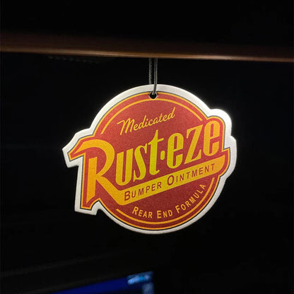 Rust Eze Car Air Freshener – Perfume Pendant for Rearview Mirror, Super Cologne Scent Suspension Decoration