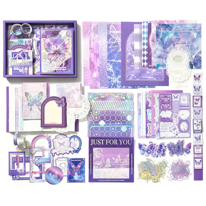 165 Piece Vintage Handbook Gift Boxes – School Student Reward & Scrapbooking Supplies, Children's Gift Set