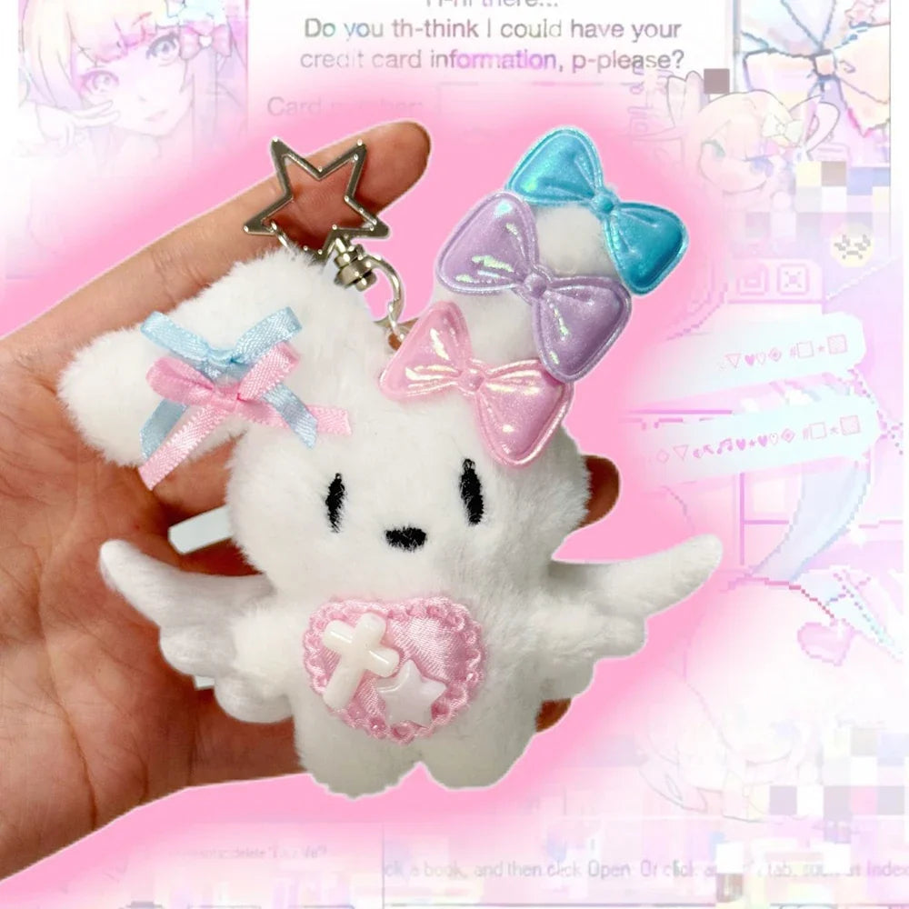 NEEDY GIRL OVERDOSE Guard Plush Keychain - Anime Cosplay Pendant Fan Gift Accessory