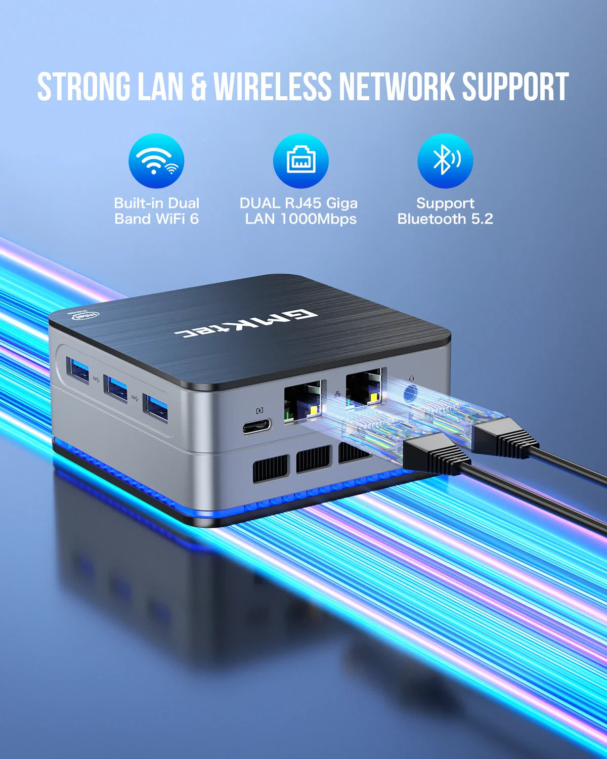 GMKtec G2 Mini PC – Intel 12th Gen Alder Lake N100, Windows 11 Pro, 12GB DDR5 RAM, 512GB SSD, WiFi 6 & BT5.2 Desktop Computer