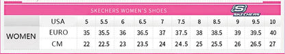Skechers Women's Sports Shoes - Summer Fashion Breathable Sneakers, Lightweight & Comfortable Walking Shoes
