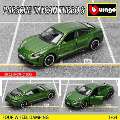 Bburago 1:64 Car Model Collection — Golf GT 2017, Mustang Shelby GT500, Ferrari, Benz & Volkswagen, Kids Xmas Gift Toys for Boys
