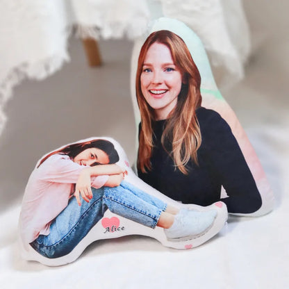 Personalized DIY Humanoid Cushion — Custom Photo Stuffed Boyfriend or Father Pillow, Lifesize Couple Gift Pillow