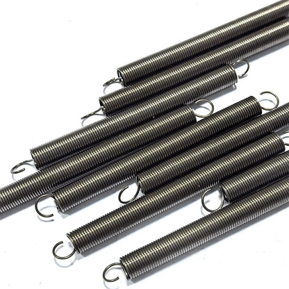 Strong Extended Tension Springs — Open Hook Wire Spring 1.0mm, 1.5mm, 2.0mm